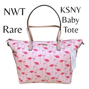❤️Kate Spade New York Shore Street Adaira Flamingo Baby Bag